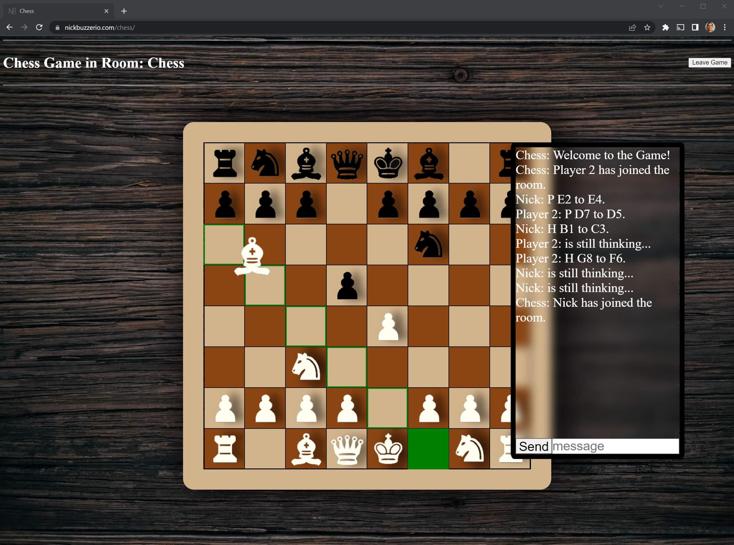 Multiplayer Chess back